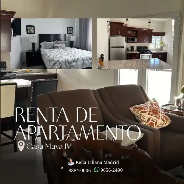 Apartamento Ejecutivo Amueblado en Residencial Casa Maya 4